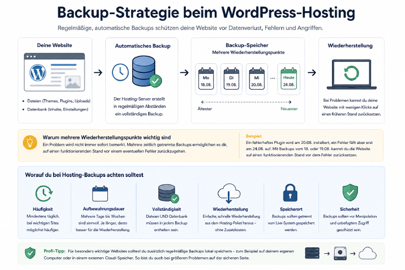 Backup-Strategie beim WordPress-Hosting