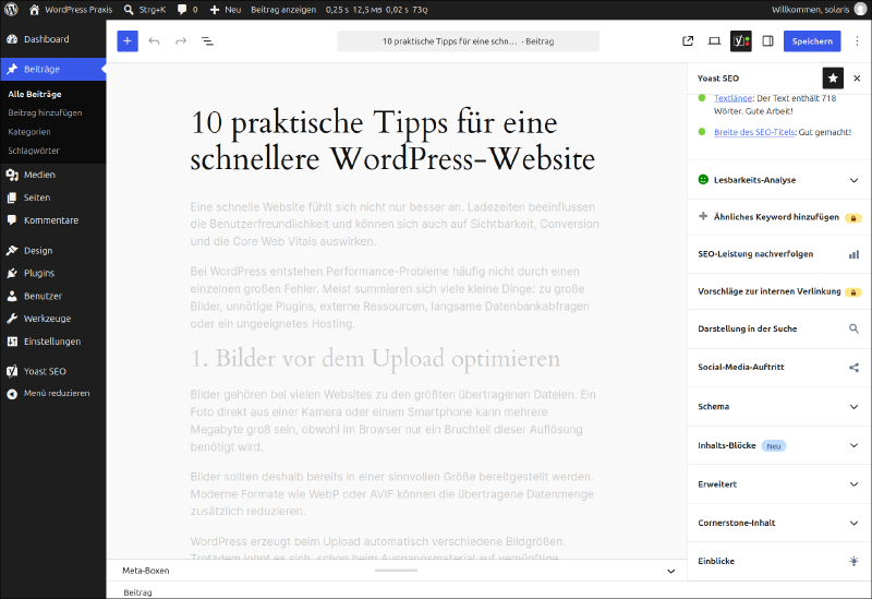 Erweiterte Indexierungseinstellungen in Yoast SEO