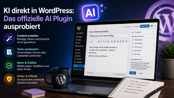 KI direkt in WordPress: Das offizielle AI Plugin ausprobiert
