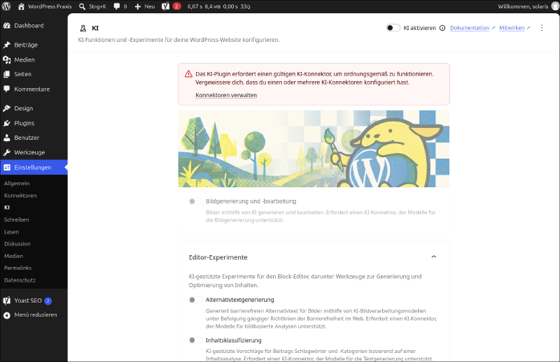 Konfiguration des KI-Anbieters