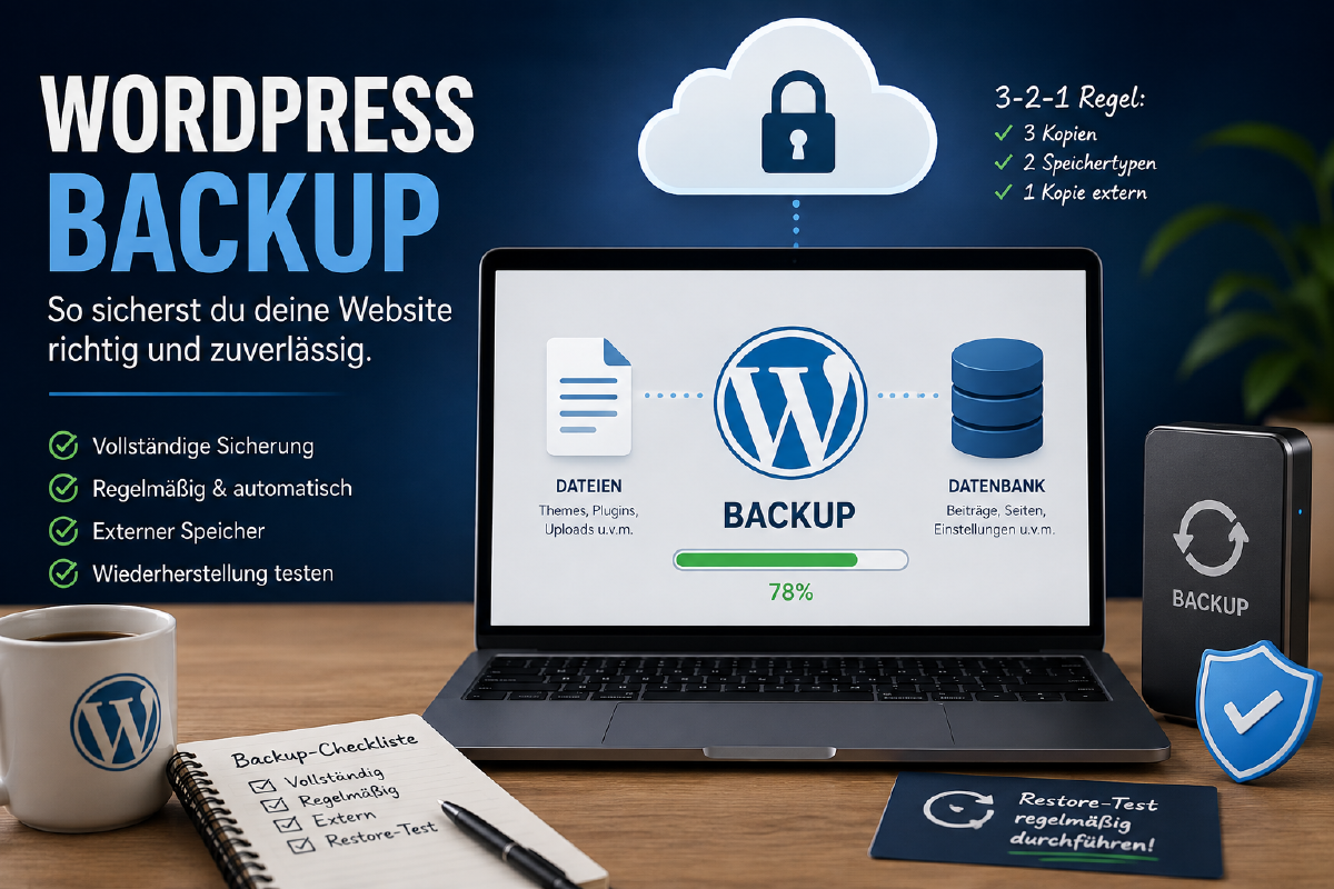 WordPress-Backup erstellen: So sicherst du deine Website richtig