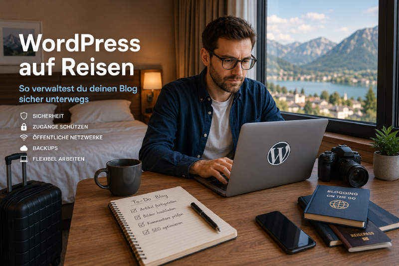 WordPress auf Reisen: Sicher am eigenen Blog arbeiten